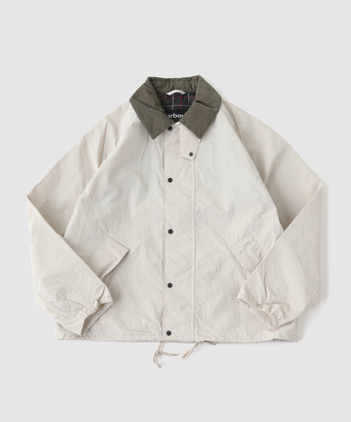 Barbour(バブアー)の「Barbour / バブアー transport nylon casual jacket(ナイロンジャケット・メンズ・アイボリー/ブラック・38/40/36)」の1枚目の写真