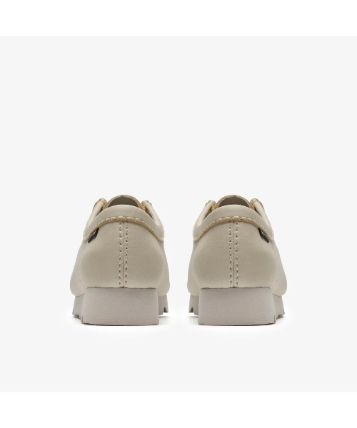 Clarks(クラークス)の「クラークス【Clarks】- ワラビーゴアテックス レザーシューズ 防水【Wallabee.GTX (WOMENS) White Leather 26185605】(モカシン/デッキシューズ・レディース・ホワイト・24.0cm/24.5cm/23.0cm/23.5cm)」の5枚目の写真