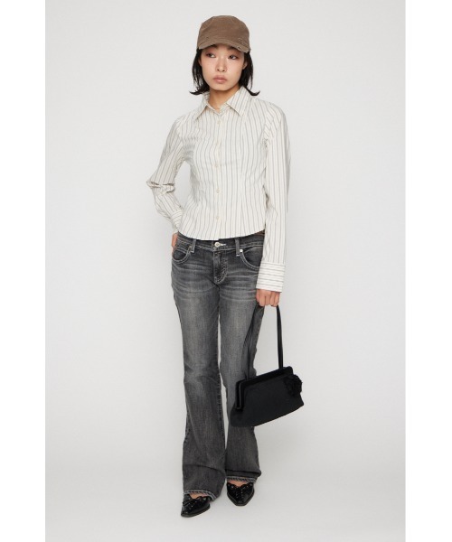 LAGUA GEM(ラグアジェム)の「MULTI STRIPE シャツ(シャツ/ブラウス・レディース・ライトブルー/アイボリー・FREE)」の12枚目の写真