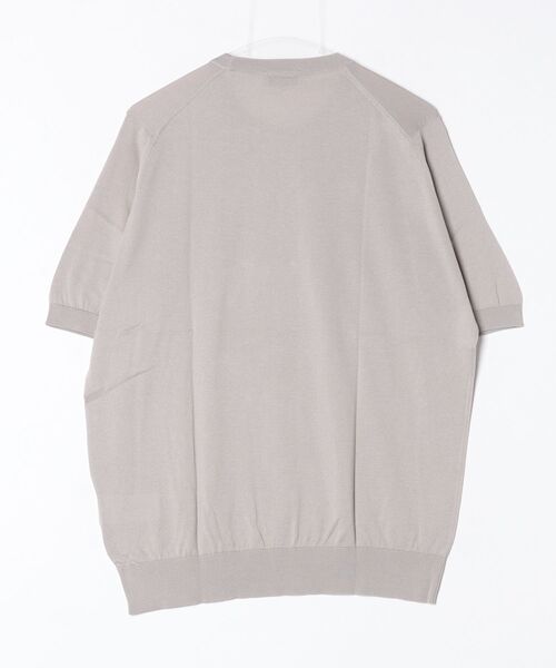 JOHN SMEDLEY(ジョンスメドレー)の「JOHN SMEDLEY / KEMPTON 30G コットンニット クルーネック Tシャツ(MODERN FIT)(ニット/セーター・メンズ・グレイッシュベージュ/ブラック/シルバー/ホワイト/チャコール・FREE/LARGE/MEDIUM/X-LARGE)」の15枚目の写真