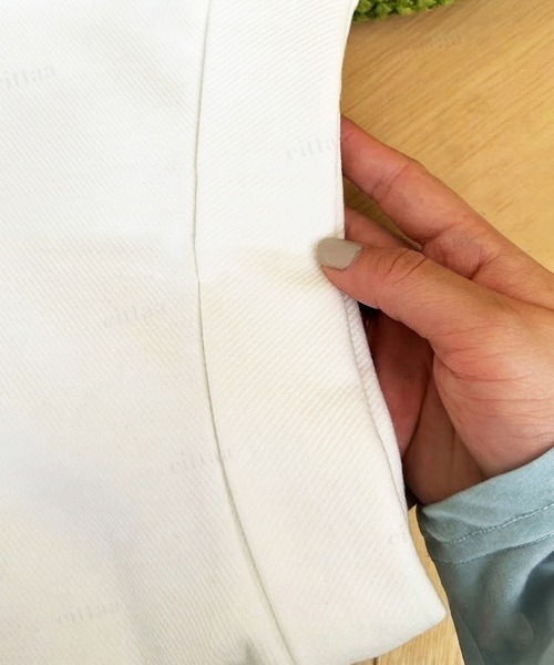 Dalfwin（ダールフィン）の「韓国ファッション Phantomプリントフレンチスリーブロング丈ワンピース（ワンピース・レディース・ホワイト・FREE）」の11枚目の写真