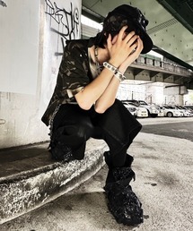 SURGERY（サージェリー）の「【SURGERY】surgery destroyed denim cap / 【サージェリー】サージェリーデストロイデニムキャップ（キャップ）」
