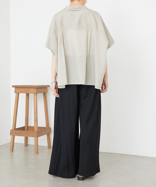 BEARDSLEY（ビアズリー）の「ポンチョシャツ（シャツ/ブラウス・レディース・カーキ/パープル・FREE）」の8枚目の写真