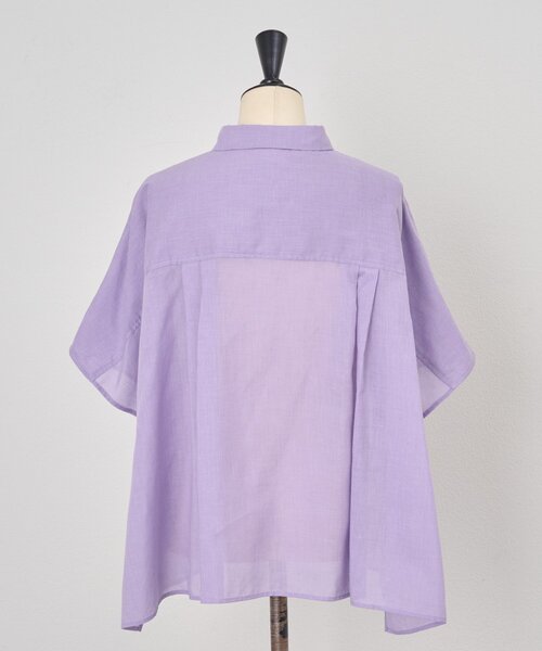 BEARDSLEY（ビアズリー）の「ポンチョシャツ（シャツ/ブラウス・レディース・カーキ/パープル・FREE）」の19枚目の写真