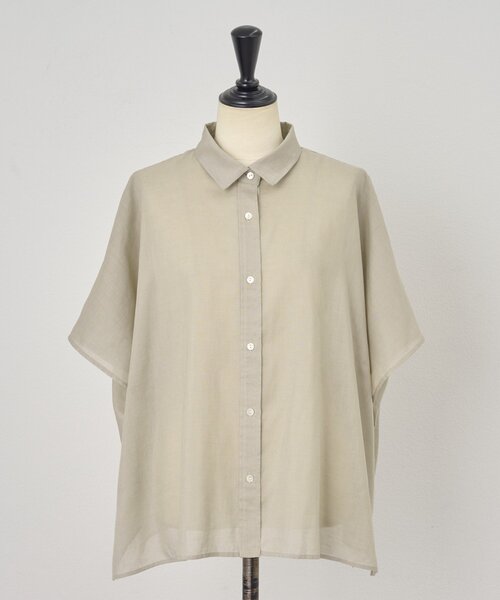 BEARDSLEY（ビアズリー）の「ポンチョシャツ（シャツ/ブラウス・レディース・カーキ/パープル・FREE）」の21枚目の写真