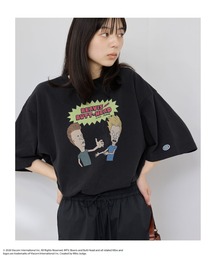 【DISCUS】アソートグラフィックプリント クルーネック半袖Tシャツ