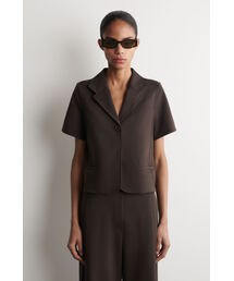 COS（コス）の「ツイルジャージー 半袖ブレザー（その他アウター）」