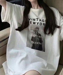 フロントプリントビックTシャツ