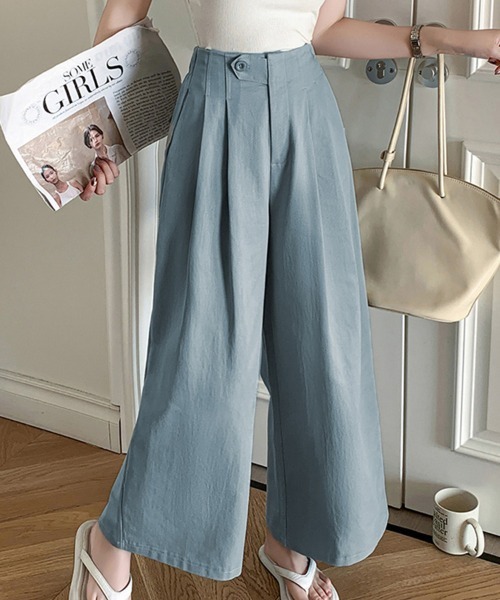 ONEP STAR（ワンピスター）の「タックワイドパンツ（その他パンツ・レディース・ピンク/ブラック/ブルー・X-LARGE/LARGE/MEDIUM）」の18枚目の写真