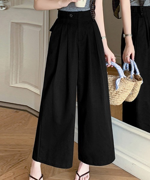 ONEP STAR（ワンピスター）の「タックワイドパンツ（その他パンツ・レディース・ピンク/ブラック/ブルー・X-LARGE/LARGE/MEDIUM）」の15枚目の写真