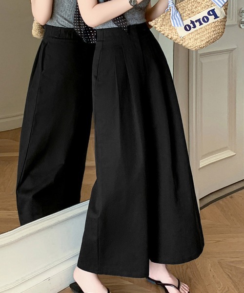 ONEP STAR（ワンピスター）の「タックワイドパンツ（その他パンツ・レディース・ピンク/ブラック/ブルー・X-LARGE/LARGE/MEDIUM）」の6枚目の写真