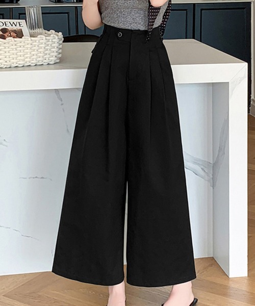 ONEP STAR（ワンピスター）の「タックワイドパンツ（その他パンツ・レディース・ピンク/ブラック/ブルー・X-LARGE/LARGE/MEDIUM）」の7枚目の写真