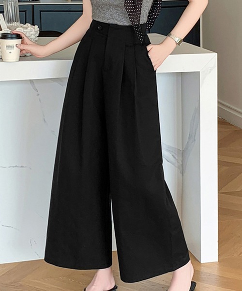 ONEP STAR（ワンピスター）の「タックワイドパンツ（その他パンツ・レディース・ピンク/ブラック/ブルー・X-LARGE/LARGE/MEDIUM）」の8枚目の写真
