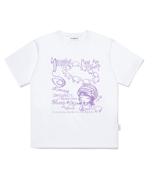 ESCAPEFROM(エスケープフロム)の「ドリーミングシッププリントオーバーサイズ半袖Tシャツホワイト(Tシャツ/カットソー・レディース・その他・SMALL/MEDIUM/LARGE)」の2枚目の写真