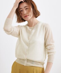 grove | 高評価!【洗える/名品】大人の透け感、シアーカーディガン(カーディガン/ボレロ)