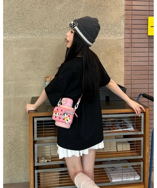 inst.ALL(インストール)の「ハートチェックプリントTシャツ(Tシャツ/カットソー・レディース・ブラック・M/LL)」の7枚目の写真