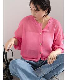 Te chichi | 【WEB限定カラーあり】ペーパータッチヤーン2wayメッシュニット(ニット/セーター)