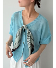 Te chichi | 【WEB限定カラーあり】ペーパータッチヤーン2wayメッシュニット(ニット/セーター)