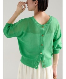 Te chichi（テチチ）の「【WEB限定カラーあり】ペーパータッチヤーン2wayメッシュニット（ニット/セーター）」