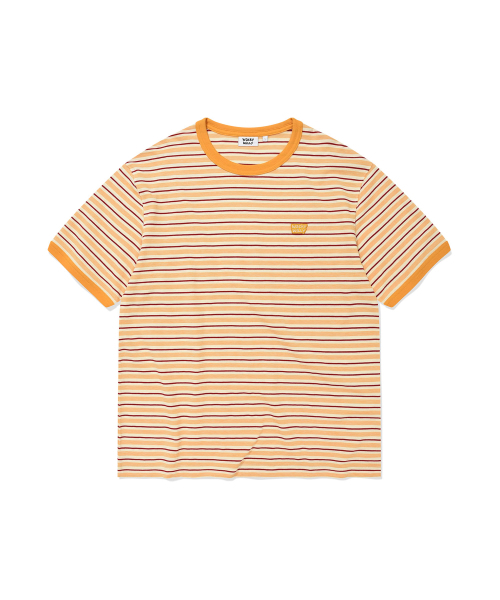 Wacky WiLLy(ワッキーウィリー)の「ジャカードマルチストライプ半袖Tシャツイエロー(Tシャツ/カットソー・レディース・その他・SMALL/MEDIUM/LARGE/X-LARGE)」の2枚目の写真