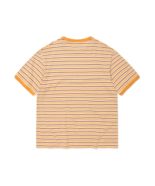 Wacky WiLLy(ワッキーウィリー)の「ジャカードマルチストライプ半袖Tシャツイエロー(Tシャツ/カットソー・レディース・その他・SMALL/MEDIUM/LARGE/X-LARGE)」の3枚目の写真