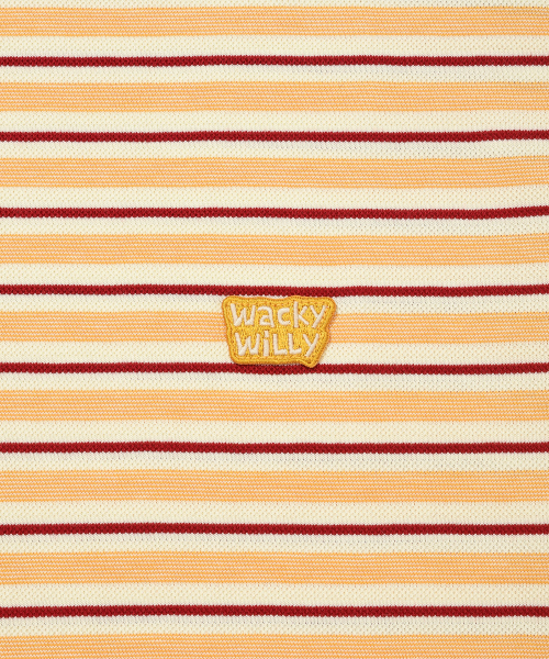 Wacky WiLLy(ワッキーウィリー)の「ジャカードマルチストライプ半袖Tシャツイエロー(Tシャツ/カットソー・レディース・その他・SMALL/MEDIUM/LARGE/X-LARGE)」の5枚目の写真