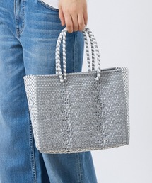 Moon Bird（ムーンバード）の「【MOON BIRD/ムーンバード】手編みのメルカドバッグS/かごバッグ/ハンドメイド【WEB限定】（かごバッグ）」