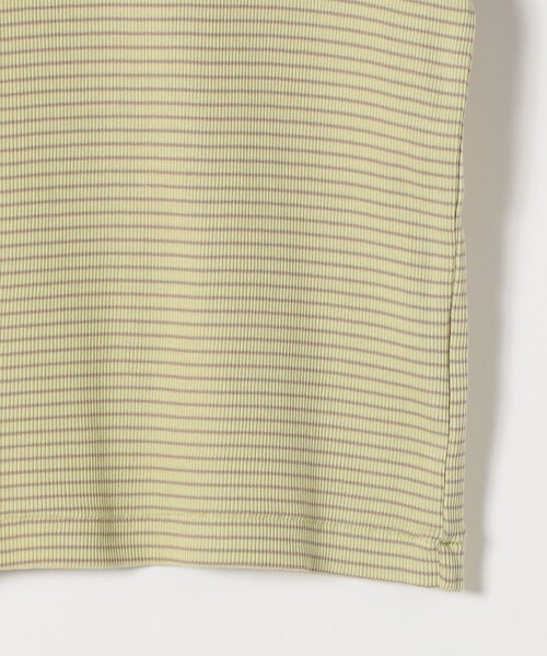 Healthknit(ヘルスニット)の「Healthknit:〈洗濯機可能〉リブ ボーダー TEE(Tシャツ/カットソー・レディース・ベージュ/イエロー・ONE SIZE)」の7枚目の写真