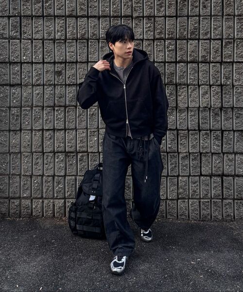 MAISON MINED（メゾンミネド）の「EYELET THREE-POCKET BUCKLE BACKPACK BLACK（バックパック/リュック・メンズ・その他・FREE）」の20枚目の写真