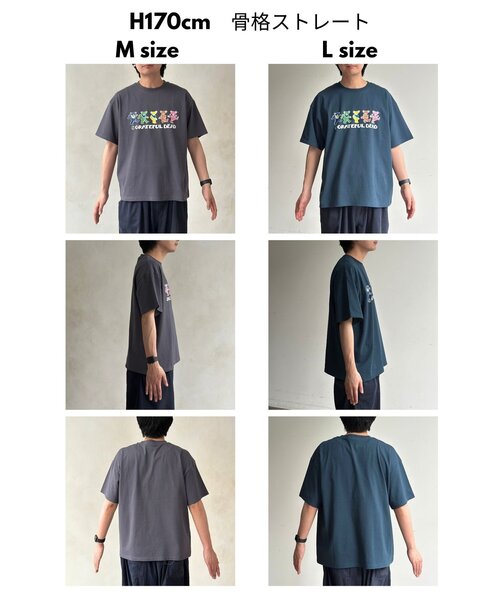 Grateful Dead(グレイトフルデッド)の「古着ライクT(Tシャツ/カットソー・メンズ・チャコールグレー/ネイビー/ホワイト・MEDIUM/LARGE)」の5枚目の写真