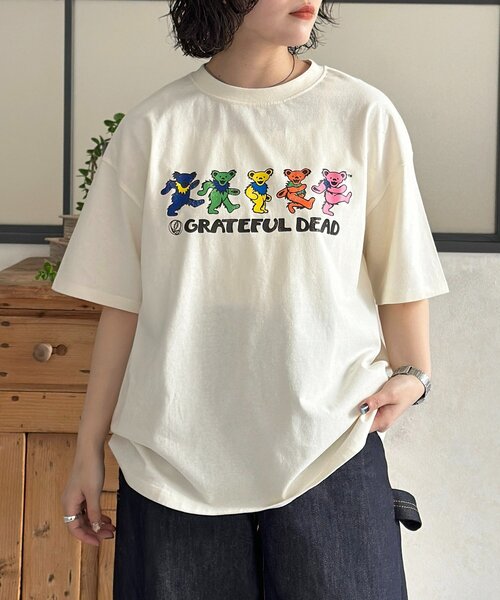 Grateful Dead(グレイトフルデッド)の「古着ライクT(Tシャツ/カットソー・メンズ・チャコールグレー/ネイビー/ホワイト・MEDIUM/LARGE)」の6枚目の写真
