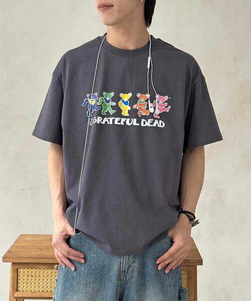 Grateful Dead(グレイトフルデッド)の「古着ライクT(Tシャツ/カットソー・メンズ・チャコールグレー/ネイビー/ホワイト・MEDIUM/LARGE)」の14枚目の写真