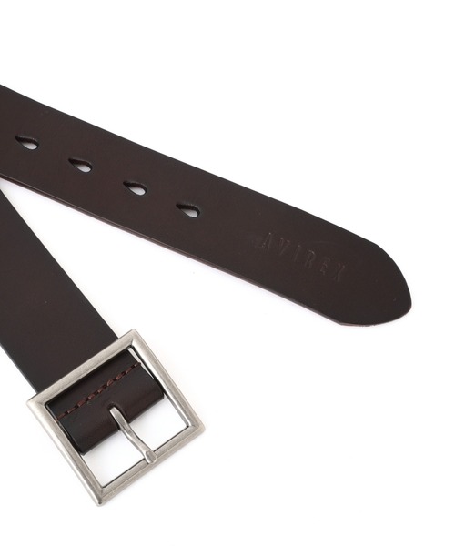AVIREX(アヴィレックス)の「《直営店限定》STUDS BELT(ベルト・レディース・ブラック/ダークブラウン・F)」の7枚目の写真
