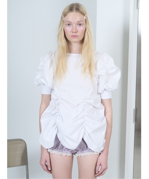 SORIN パフスリーブギャザーブラウス Puffed Sleeves Gathered Blouse/パフスリーブ ギャザーブラウス