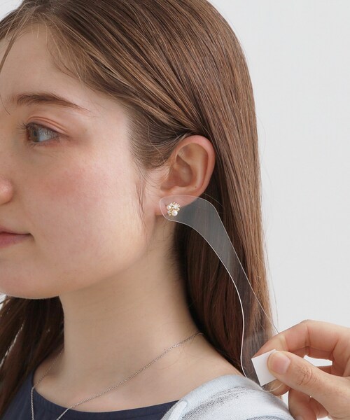 couture brooch(クチュールブローチ)の「パール調ビジューピアス(ピアス(両耳用)・レディース・ゴールド・00)」の6枚目の写真