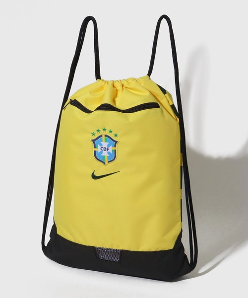 NIKE(ナイキ)の「【NIKE/ナイキ】Brasil 2026/27 Academy Gymsack - Canary ブラジル アカデミー ナップサック(バックパック/リュック・メンズ・イエロー・FREE)」の1枚目の写真