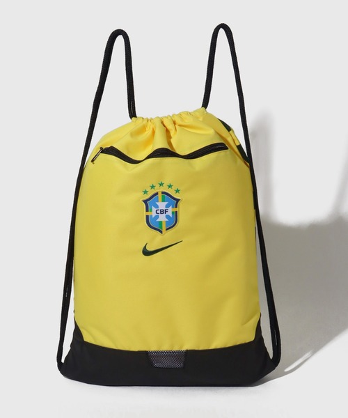 NIKE(ナイキ)の「【NIKE/ナイキ】Brasil 2026/27 Academy Gymsack - Canary ブラジル アカデミー ナップサック(バックパック/リュック・メンズ・イエロー・FREE)」の2枚目の写真