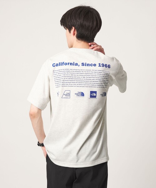 THE NORTH FACE(ザノースフェイス)の「<THE NORTH FACE>ショートスリーブ ヒストリカル ロゴ 半袖 Tシャツ(Tシャツ/カットソー・メンズ・ライトグレー/オフホワイト/ライラック・XL/S/L/M)」の2枚目の写真