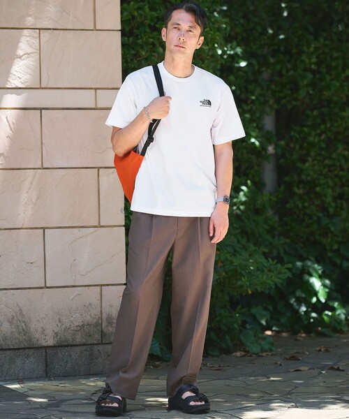 THE NORTH FACE(ザノースフェイス)の「<THE NORTH FACE>ショートスリーブ ヒストリカル ロゴ 半袖 Tシャツ(Tシャツ/カットソー・メンズ・ライトグレー/オフホワイト/ライラック・XL/S/L/M)」の5枚目の写真