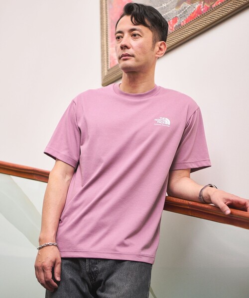 THE NORTH FACE(ザノースフェイス)の「<THE NORTH FACE>ショートスリーブ ヒストリカル ロゴ 半袖 Tシャツ(Tシャツ/カットソー・メンズ・ライトグレー/オフホワイト/ライラック・XL/S/L/M)」の6枚目の写真