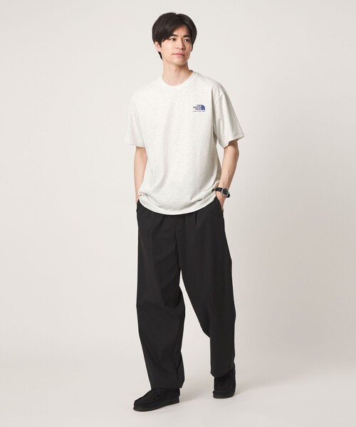 THE NORTH FACE(ザノースフェイス)の「<THE NORTH FACE>ショートスリーブ ヒストリカル ロゴ 半袖 Tシャツ(Tシャツ/カットソー・メンズ・ライトグレー/オフホワイト/ライラック・XL/S/L/M)」の9枚目の写真