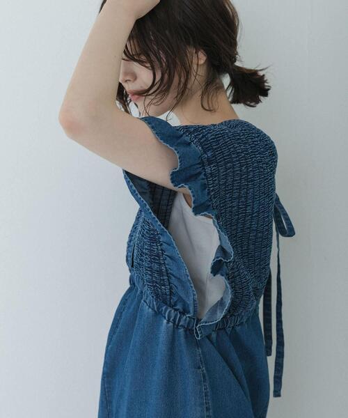 URBAN RESEARCH Sonny Label(アーバンリサーチサニーレーベル)の「『UR TECH ひやサラクール』スクエアネックタンクトップ(タンクトップ・レディース・ブラウン/オフホワイト/ブラック・FREE)」の7枚目の写真