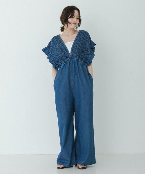URBAN RESEARCH Sonny Label(アーバンリサーチサニーレーベル)の「『UR TECH ひやサラクール』スクエアネックタンクトップ(タンクトップ・レディース・ブラウン/オフホワイト/ブラック・FREE)」の8枚目の写真