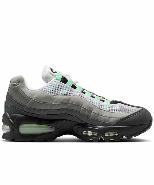 NIKE（ナイキ）の「ナイキ エア マックス 95 ビッグ バブル ウィメンズシューズ / Nike Air Max 95 Big Bubble Women's Shoes HJ5996-005 Black/Fresh Mint（スニーカー・レディース・ブラック・24.5/24/23.5/23/26/25.5/22/25）」の4枚目の写真