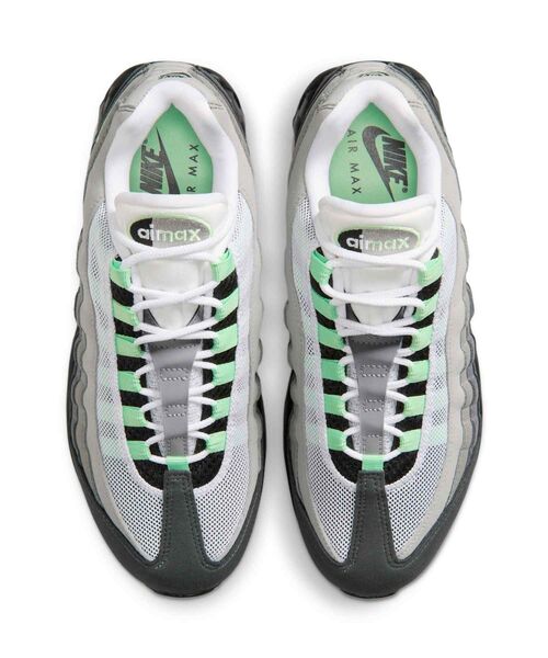 NIKE（ナイキ）の「ナイキ エア マックス 95 ビッグ バブル ウィメンズシューズ / Nike Air Max 95 Big Bubble Women's Shoes HJ5996-005 Black/Fresh Mint（スニーカー・レディース・ブラック・24.5/24/23.5/23/26/25.5/22/25）」の5枚目の写真