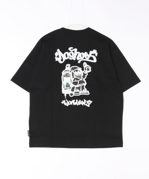 DC SHOES(ディーシーシューズ)の「DC Shoes メンズ 26 SPRAY SS Tシャツ 【2026年夏モデル】(Tシャツ/カットソー・メンズ・ホワイト/ブラック・X-LARGE/LARGE/MEDIUM)」の9枚目の写真