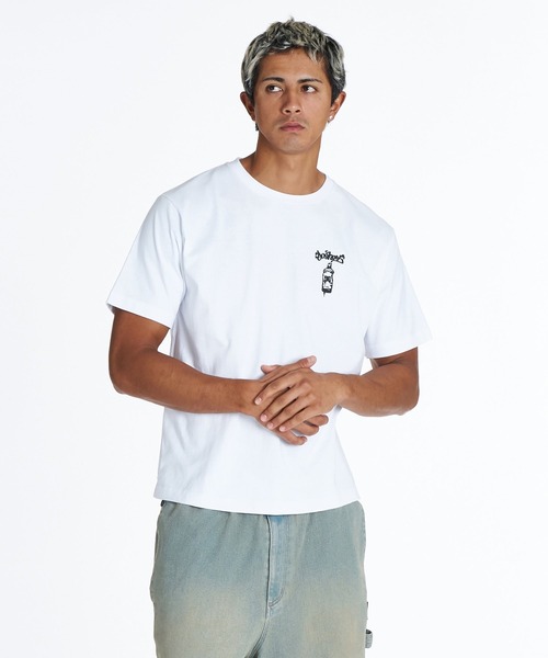 DC SHOES(ディーシーシューズ)の「DC Shoes メンズ 26 SPRAY SS Tシャツ 【2026年夏モデル】(Tシャツ/カットソー・メンズ・ホワイト/ブラック・X-LARGE/LARGE/MEDIUM)」の3枚目の写真