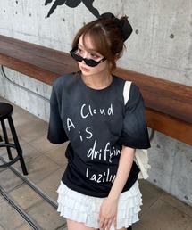 RAY CASSIN | ロゴルーズビッグTシャツ(Tシャツ/カットソー)