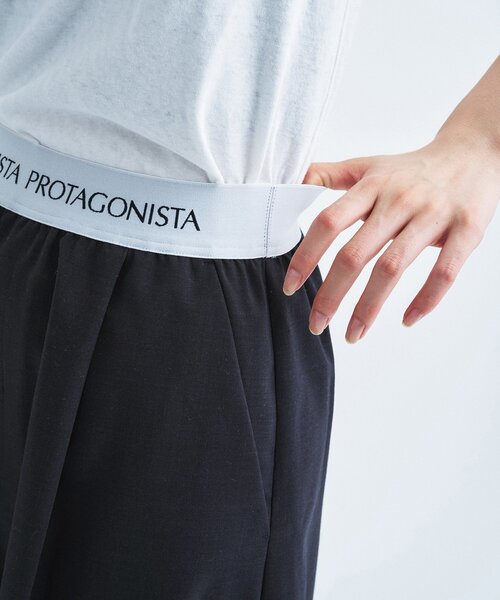 PROTAGONISTA(プロタゴニスタ)の「PROTAGONISTA|easy shorts(その他パンツ・レディース・ダークグレー・00)」の6枚目の写真