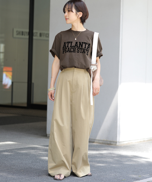 JOURNAL STANDARD relume(ジャーナルスタンダード レリューム)の「【GULFCOAST SPORTSWEAR】ロゴTシャツ(Tシャツ/カットソー・レディース・ボルドー/グリーン/チャコールグレー/コバルトブルー・FREE)」の5枚目の写真